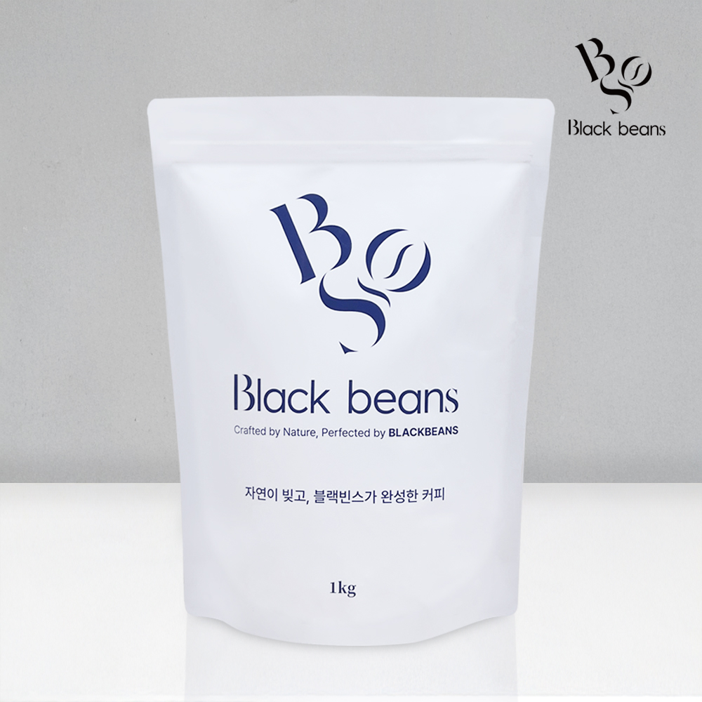 블랙빈스 원두커피 인도네시아 <b>발리</b> 1kg 1봉 단품 분쇄선택