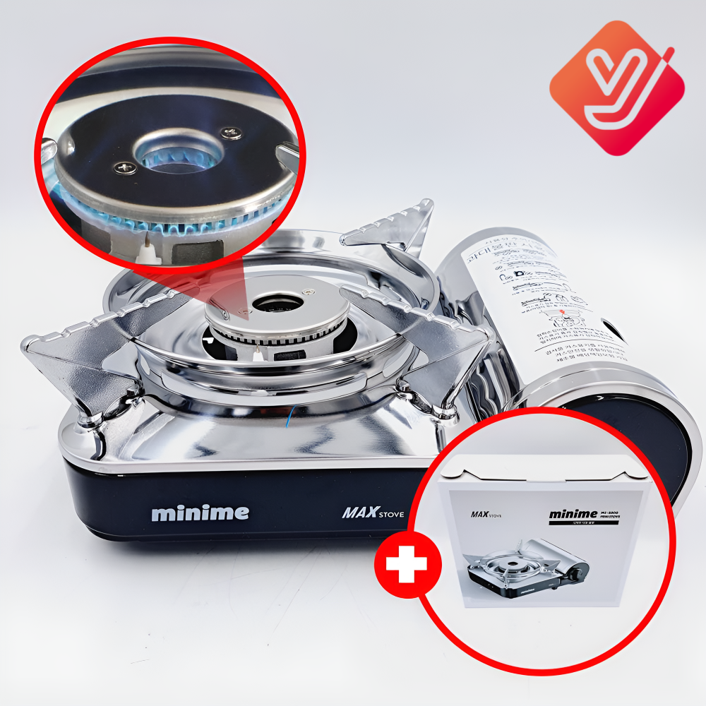 맥스 미니 버너 맥선 24년 신형 부르스타 브루스타 <b>가스</b>렌지 소형 업소용 MS-8000 종이케이스