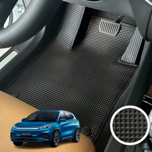 BYD 고무 카매트 아토3 자동차 발매트 발판 블랙 1열 운전석+조수석 엣지포함