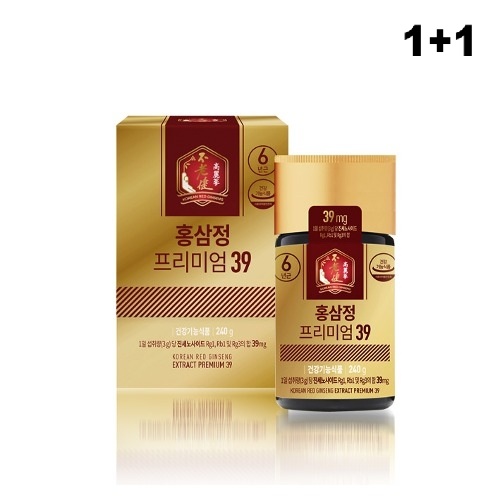 대동<b>고려</b>삼 <b>홍삼정 프리미엄</b> 진세노이드 39 농축액 홍삼엑기스 <b>240g</b>, 2개