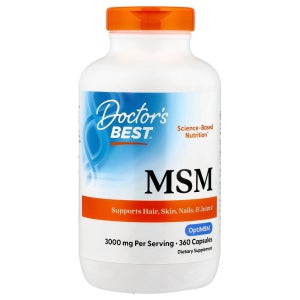 (아이허브) 닥터스베스트 OptiMSM 함유 MSM 3000mg 캡슐 360정 (캡슐 1정당 1000mg) 해외직구