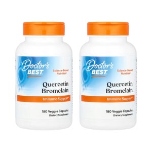 (아이허브) 닥터스베스트 2개X 퀘르세틴 브로멜라인 베지 캡슐 180정 해외직구