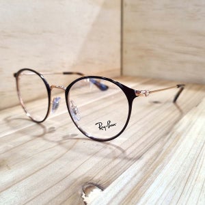 레이밴 RB1053 4092 45사이즈 원형 메탈 안경테