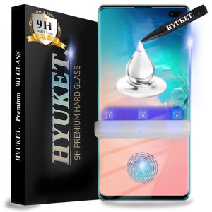 지문인식 지문인식 UV 강화유리 갤럭시S10, 1매입