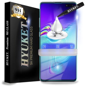 지문인식 지문인식 UV 강화유리 갤럭시S10 플러스, 1매입