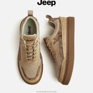 jeep 지프 캐주얼 보드 신발 봄 시즌 신상 남성 신발 트렌디 패션 남성 경량 복고풍 운동화