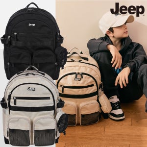 지프가방 웨빙TAPE 투포켓 백팩 초딩가방 입학선물 KQ0GAU003