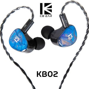 KBEAR KB02 인이어 IEM 골전도 하이브리드 베릴륨 2pin 노마이크 3.5mm