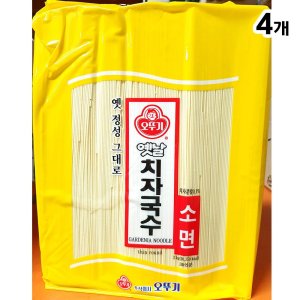 오뚜기 가락 쟁반 콩 잔치 비빔 고기 김치말이 국수 면 옛날 치자 국수 소면 3kg 4개