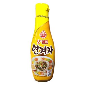 오쉐프 액상 튜브 고기 냉채 냉면 머스타드 일식 조미료 소스 연겨자 480g 12개