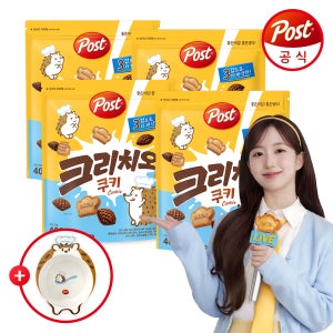 [포스트] 크리치오 쿠키 400g 4개 초코시리얼 + 치오 시리얼 볼