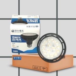 장수램프 LED PAR30 집중형 파30 대량 박스 단위 20개입 15W, 주광색
