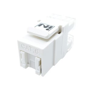 [IN-NETWORK] 인네트워크 CAT6 UTP 키스톤잭 (플레이트형) 금도금 포트보호 도어형 화이트 IN-6UDOOR
