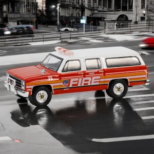 미국 그린라이트 뉴욕소방 쉐보레 서버번 FDNY 1:64 다이캐스트 자동차 장난감 미니어처