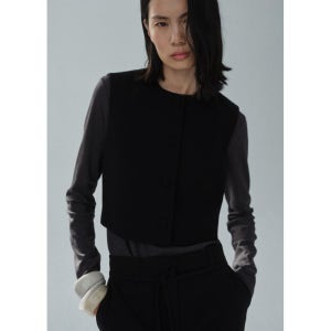 MANGO WOMAN 조끼 CAGLIARI Black 87054802