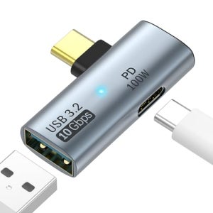 USB A to C 듀얼 젠더 C타입 100W PD충전 USB3.2 10Gbps 아이폰