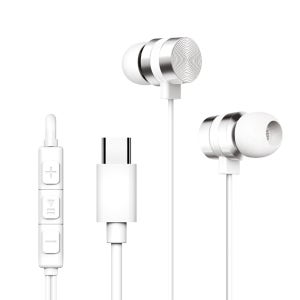 플레오맥스 PM-C1000 C타입 전용 유선 이어폰 화이트