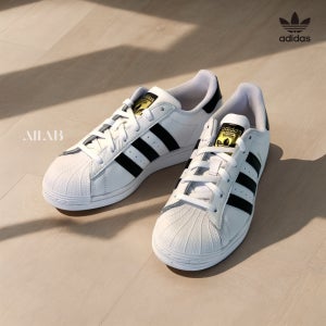 [국내매장판] 아디다스 슈퍼스타 오리지날 커플 스니커즈 단화 남여공용 운동화 화이트
