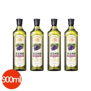 해표 포도씨유 900ml x 4개