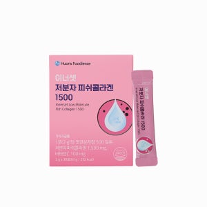이너셋 저분자 피쉬콜라겐1500 30포1개월 펩타이드 엘라스틴 글루타치온 피부개선 고흡수율