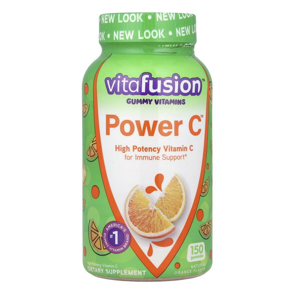 비타퓨전 파워C <b>하이</b> 포텐시 비타민C 내추럴 오렌지 150구미