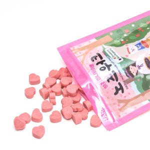 (유통기한: 26년7월31일)미니바이트 노즈워크 저자극 강아지 수제간식 딸기&복분자