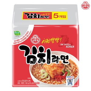 오뚜기 김치라면 (120gX5입) 멀티팩