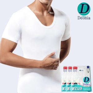 BYC 데오니아 남성 반팔 런닝 티셔츠 3장세트