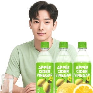 클룹 레몬 애사비소다 레사비 애플사이다비니거 제로소다 500ml 3개 사과초모식초 탄산음료