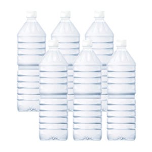 지리산 물하나 2L x 6개/무라벨 ECO 대용량 생수 물 식수 먹는샘물 지리산수