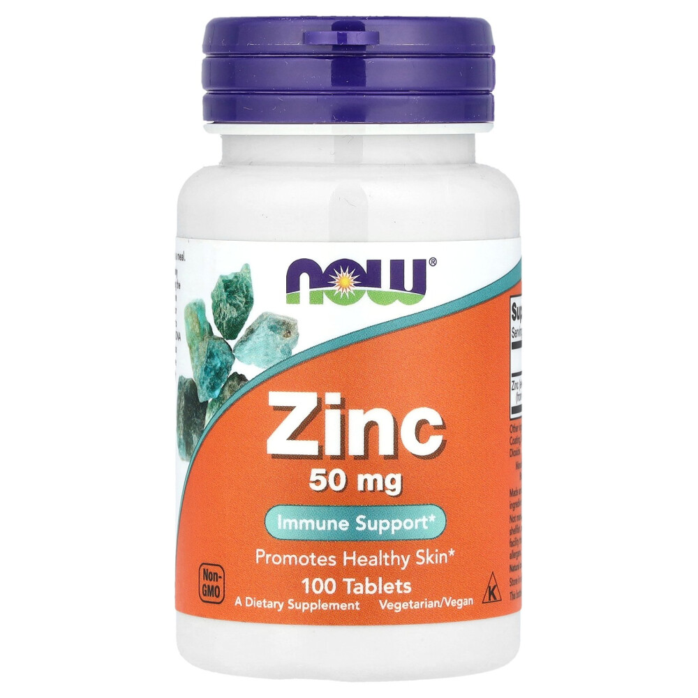 (아이허브) <b>나우푸드 아연</b> 50mg 100정 해외직구