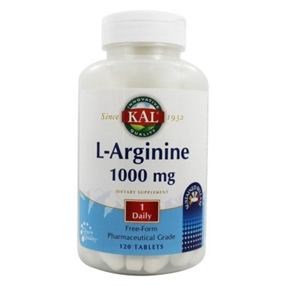 칼 Kal <b>아르기닌</b> 엘 1000mg 120정