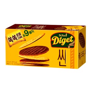 오리온 다이제 씬 252g 초코과자