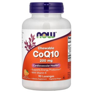 (아이허브) 나우푸드 츄어블 CoQ10 200mg 사탕 정제 90정