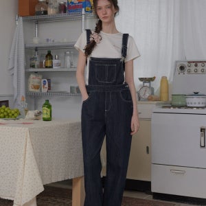 [트위] 케프 데님 오버롤 팬츠