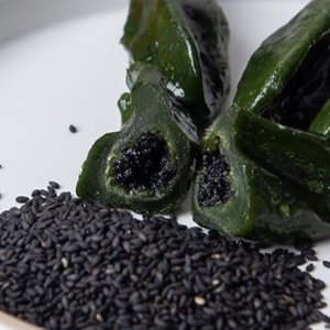 [생산자판매] 산머루마을 냉동깨송편 25개 모시송편 모시떡
