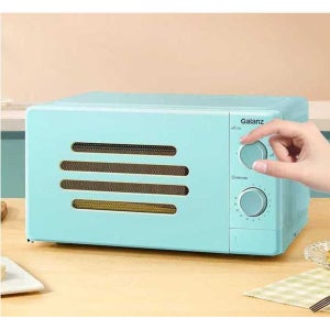 전자레인지 레트로 미니 인테리어 가구 17L 모델 1. 블루 VK 기본 에디션