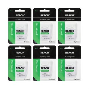 리치 민트 왁스 치실 REACH 50cm 6개