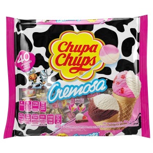 츄파춥스 크레모사 Cremosa 롤리팝 딸기 초코 40개입