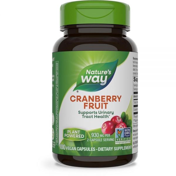 Nature’s Way 프리미엄 크랜베리, <b>요로</b> 건강 지원, 100캡슐