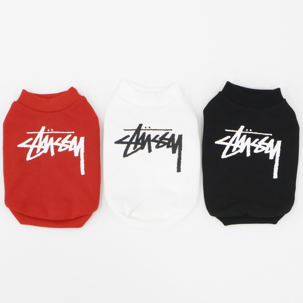 강아지 스투시 맨투맨 티셔츠 봄 옷 멍투시 S