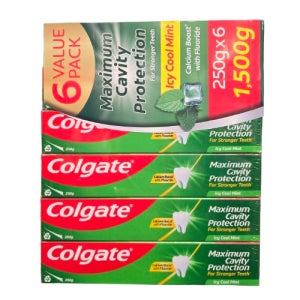 콜게이트 치약 250g x 6개 코스트코 쿨 민트 불소 함유 입맥시멈 케비티 프로텍션