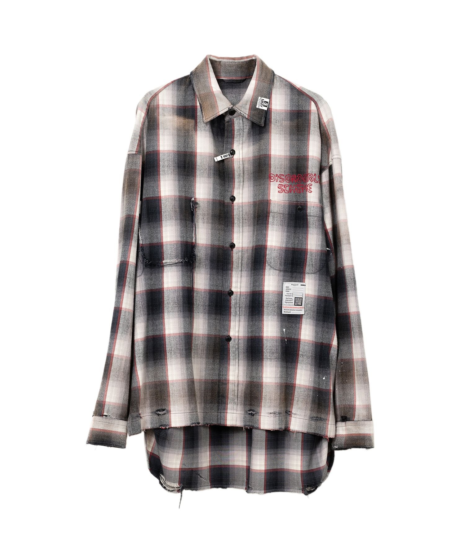 KAMIYA 카미야 25SS Vintage Like Check Shirt J14SH181