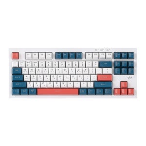 지클릭커 OFFICEPRO WK50 사일런스 M RGB 무소음 방수 무선 블루투스 87 Gundam RC1