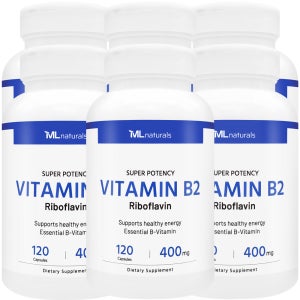 마이라이프 내추럴스 비타민 B2 리보플라빈 400mg 120정, 6개