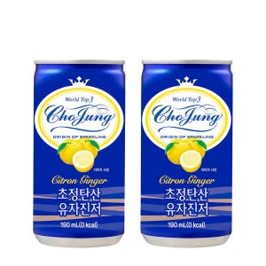 일화 초정탄산 유자진저, 190ml, 90개