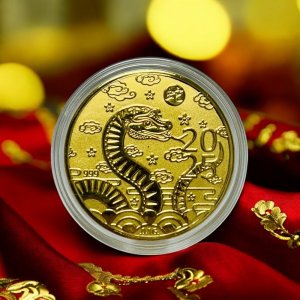 순금 0.1g 뱀 코인 돌 생일 돌잔치 금 선물 24k 골드 금테크