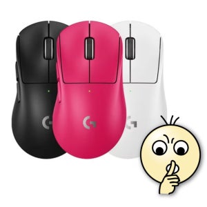 [무소음 버전] 로지텍 G PRO X SUPERLIGHT 2 DEX 지프로 슈퍼라이트 2 지슈라 2 덱스 게이밍 무선 마우스 무소음 버전 픽스유즈
