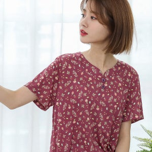 여성잠옷 쿨 에어리 원피스 잠옷 홈웨어