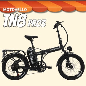 모토벨로 TN8프로3 접이식 전기자전거 770W 48V PAS 20Ah